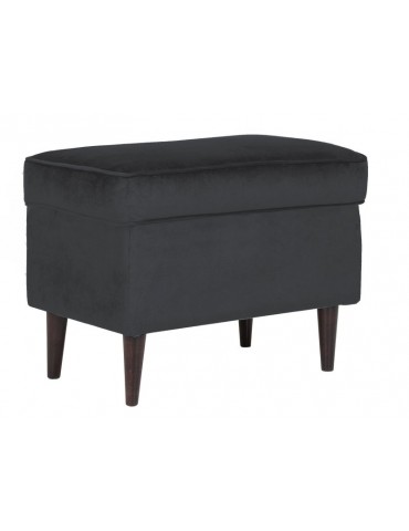 Taburetka RON VELVET BLACK