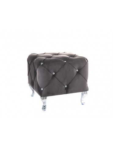 Taburetka HESTIA K VELVET GREY
