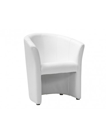 Fotel TM-1 ECO-LEATHER WHITE