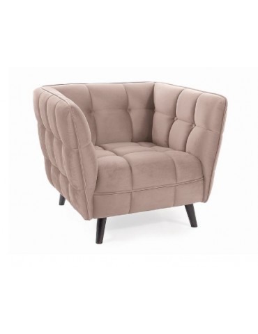 Kreslo CASTELLO 1 VELVET BEIGE