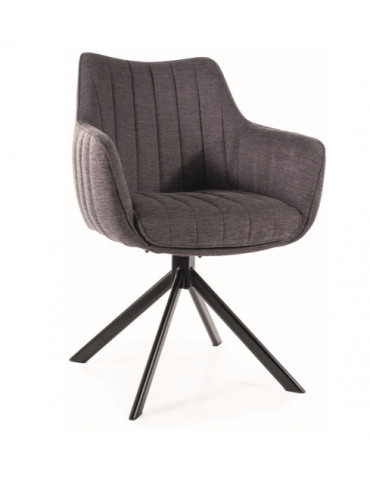 Jedálenská stolička AZALIA BREGO DARK GREY