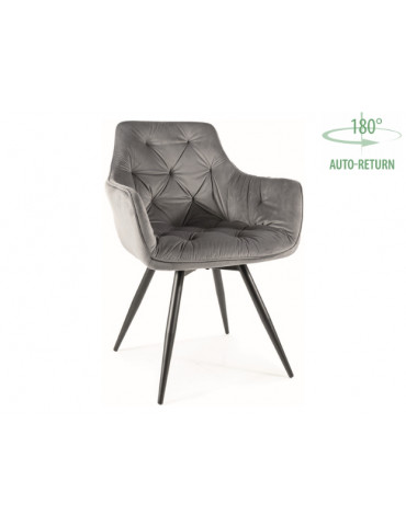 Étkezőszék MANGO VELVET GREY