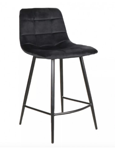 Bárszék MILA H-2 VELVET BLACK