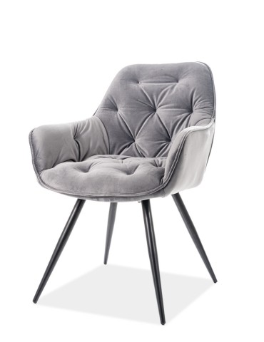 Étkezőszék CHERRY VELVET GREY
