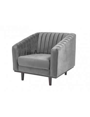 Kreslo ASPREY 1 VELVET GREY