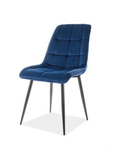 Étkezőszék CHIC VELVET DARK BLUE