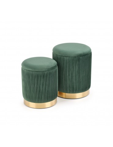 Taburetka MONTY DARK GREEN