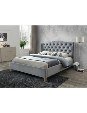Posteľ ASPEN VELVET 180 GREY