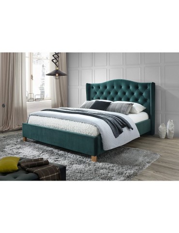 Posteľ ASPEN VELVET 140 GREEN