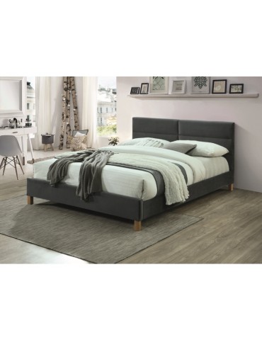 Ágykeret SIERRA VELVET 160 GREY
