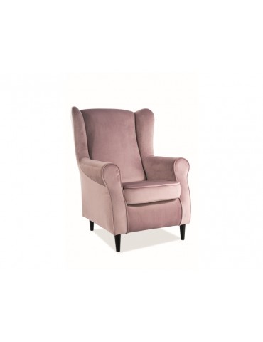 Kreslo BARON VELVET PINK