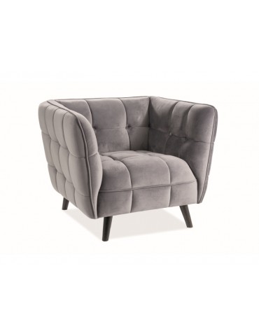 Fotel CASTELLO 1 VELVET GREY