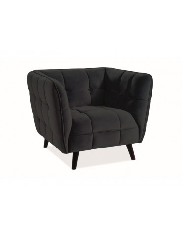 Kreslo CASTELLO 1 VELVET BLACK