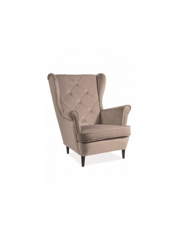 Kreslo LADY VELVET BEIGE