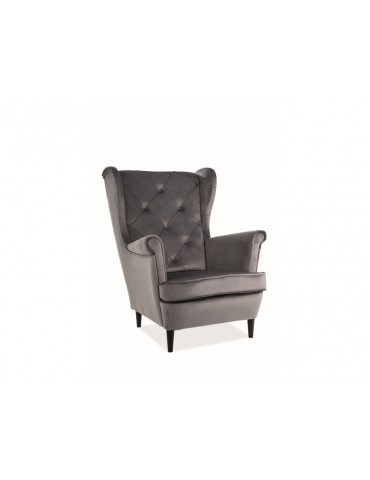 Kreslo LADY VELVET GREY