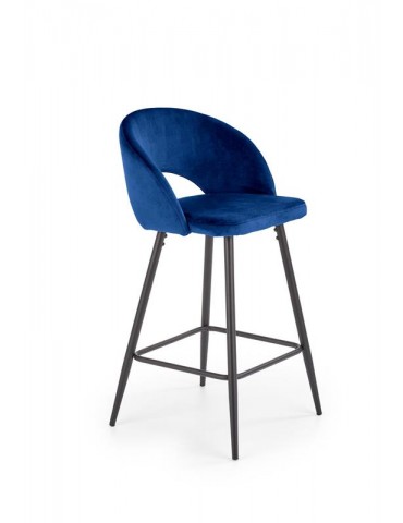 Barová stolička H-96 NAVY BLUE