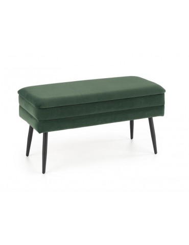 Puff VELVA GREEN/BLACK