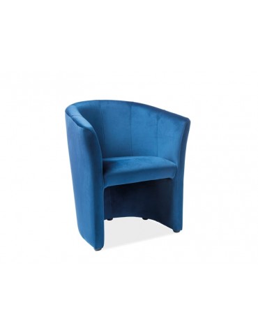Kreslo TM-1 VELVET NAVY BLUE