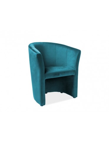 Fotel TM-1 VELVET TURQUOISE