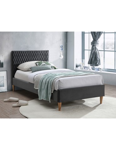 Ágykeret AZURRO VELVET 90 GREY